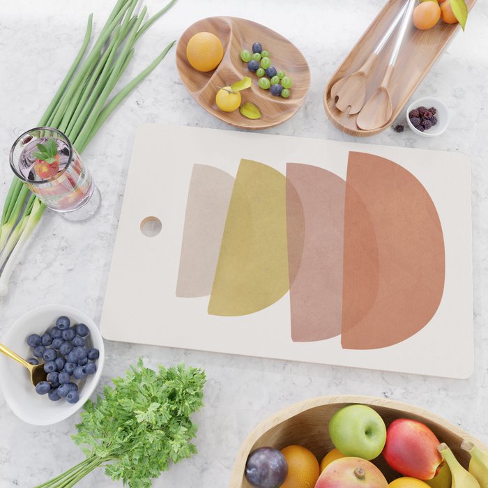 Abstract Minimal Shapes V Cutting Board Gallery Image 2