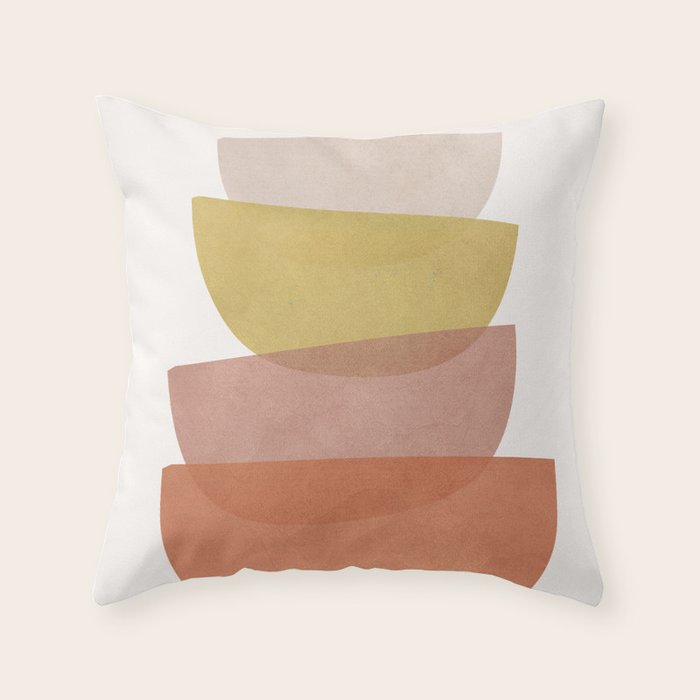 Abstract Minimal Shapes V Throw Pillow Gallery Image 6