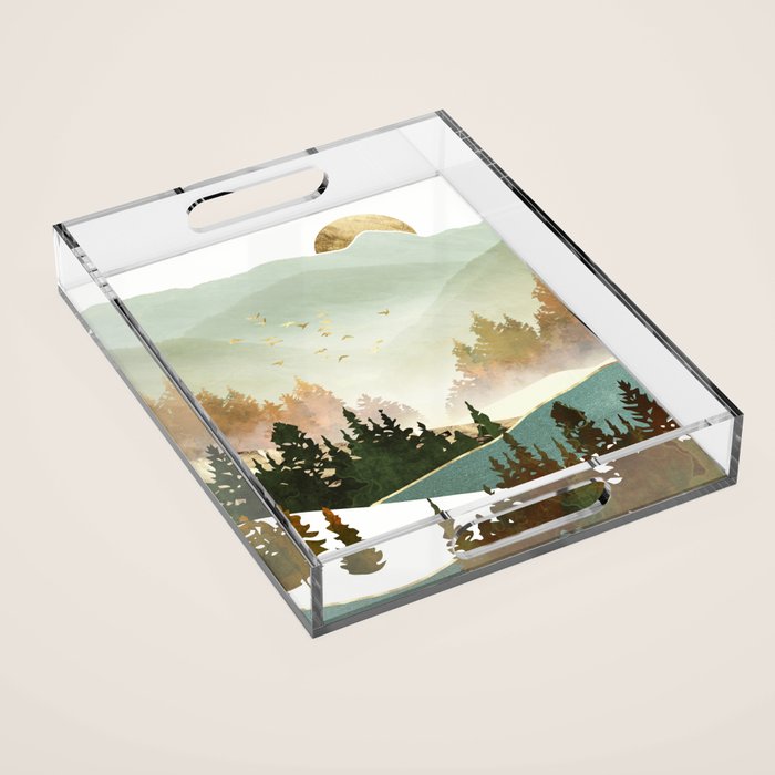 Fall Morning Acrylic Tray Gallery Image 1