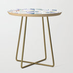 Abstract forms of lines 77G Side Table Gallery Image 1