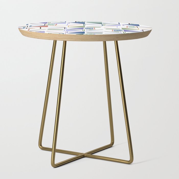 Abstract forms of lines 77G Side Table Gallery Image 1