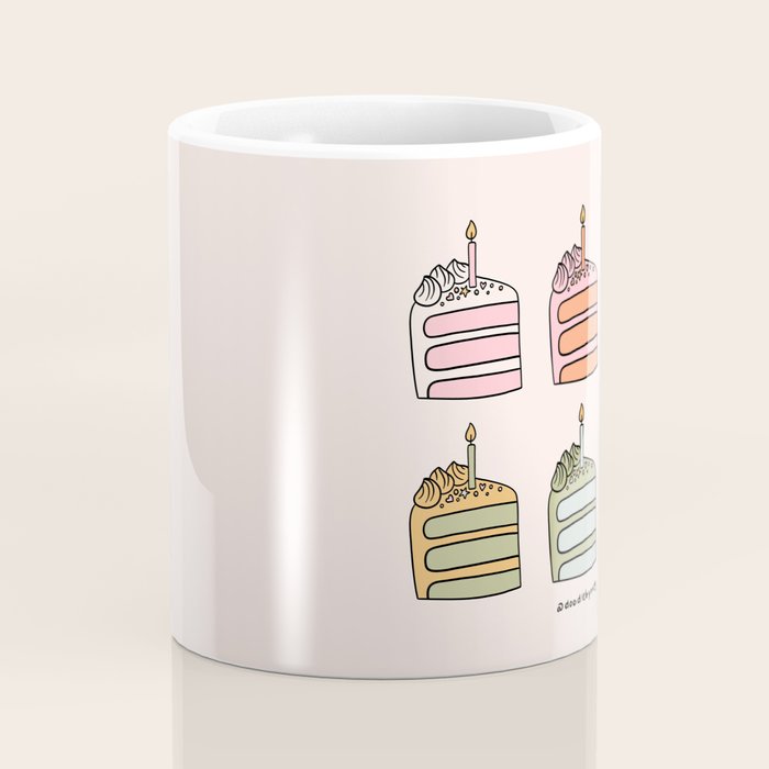 Rainbow Slice of Cake Coffee Mug Gallery Image 4