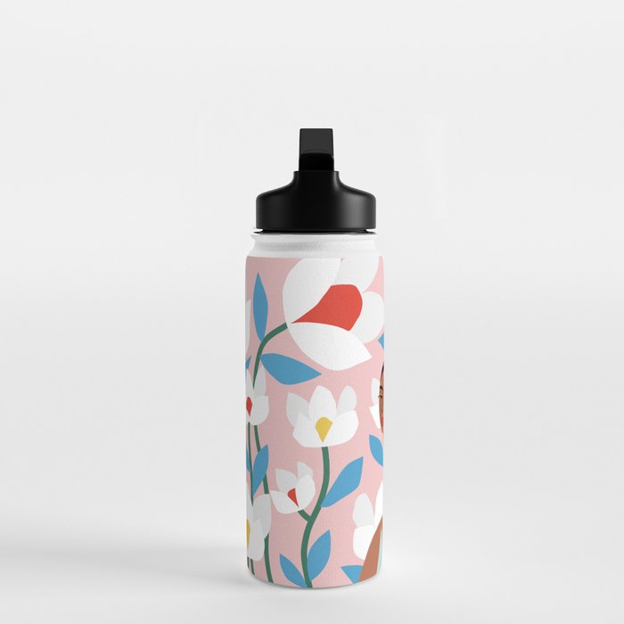 Boho Top Knot Water Bottle Gallery Image 3