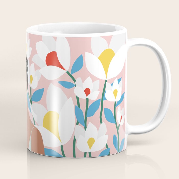 Boho Top Knot Coffee Mug Gallery Image 1