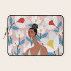 Boho Top Knot Laptop Sleeve Gallery Image 1