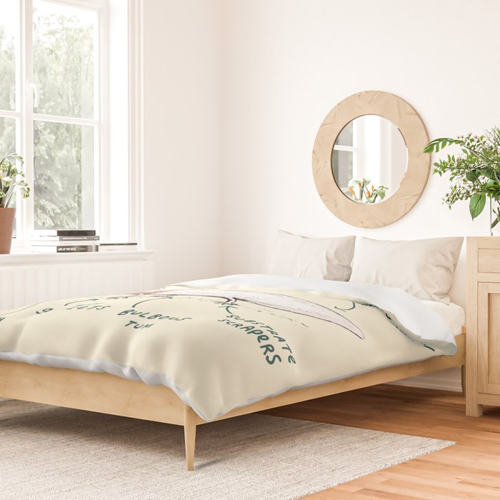 Anatomy of an Axolotl Duvet Cover Gallery Image 2