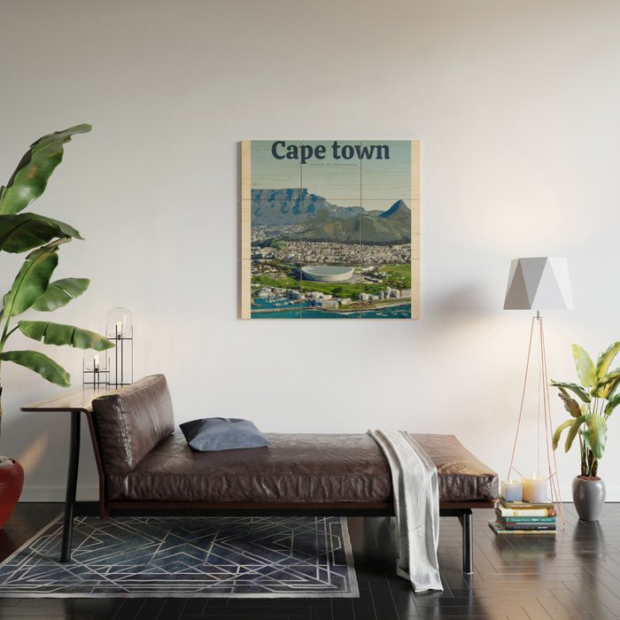 Visit Cape town Wood Wall Art Gallery Image 2