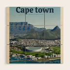 Visit Cape town Wood Wall Art Gallery Image 1