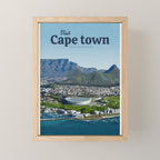 Visit Cape town Mini Art Print Gallery Image 1