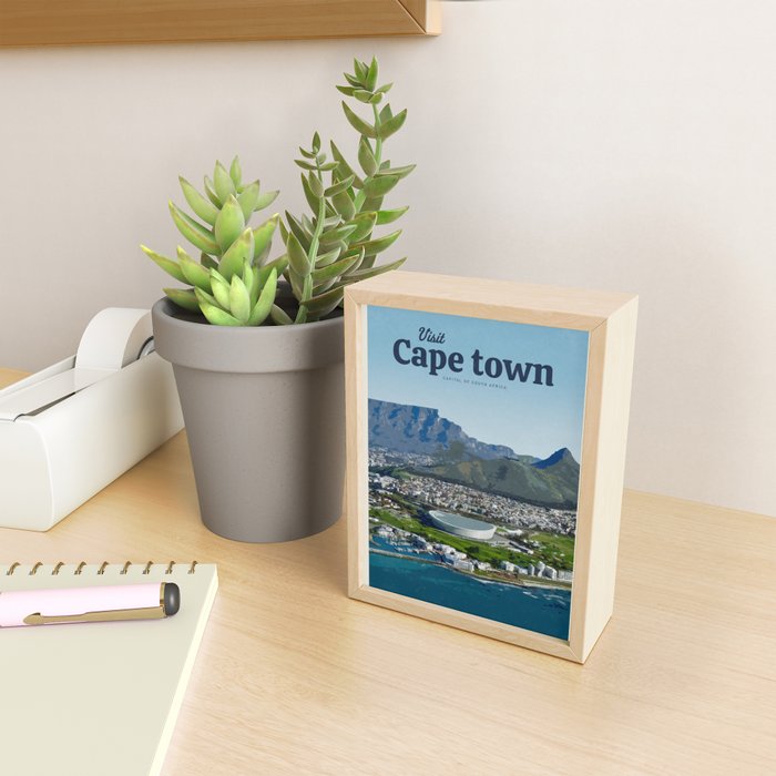 Visit Cape town Mini Art Print Gallery Image 2