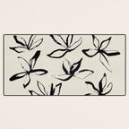 Ink Flower 2  Desk Mat Gallery Image 3