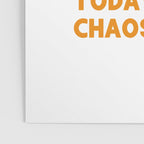 Not Today Chaos! Funny Man Punching Shark Tattoo Style Art Poster Gallery Image 3