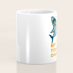 Not Today Chaos! Funny Man Punching Shark Tattoo Style Art Coffee Mug Gallery Image 4