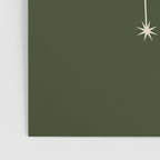 Gemini Zodiac Star Constellation Line Art Moss Green Poster Gallery Image 3