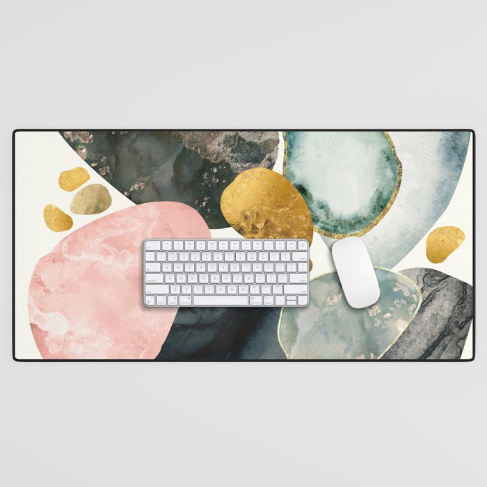 Pebble Abstract Desk Mat Gallery Image 1