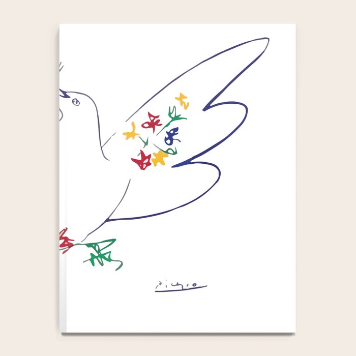 Pablo Picasso Dove Of Peace 1949 Artwork Shirt, Reproduction Notebook Gallery Image 4