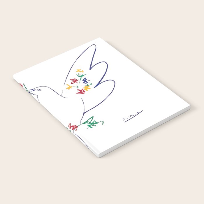 Pablo Picasso Dove Of Peace 1949 Artwork Shirt, Reproduction Notebook Gallery Image 2