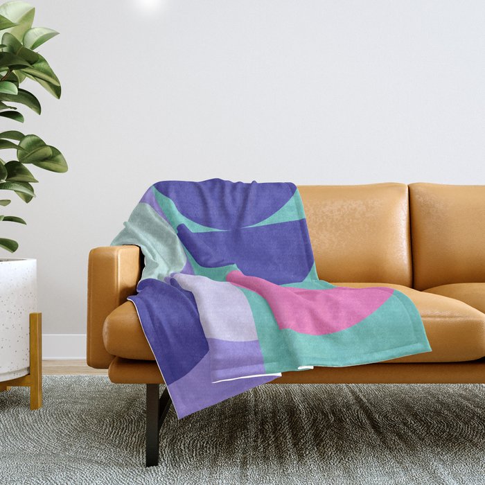 Future Retro 01A Throw Blanket Gallery Image 1