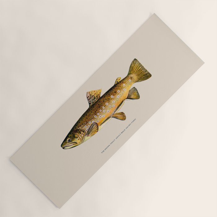 The Brown Trout Yoga Mat Gallery Image 1