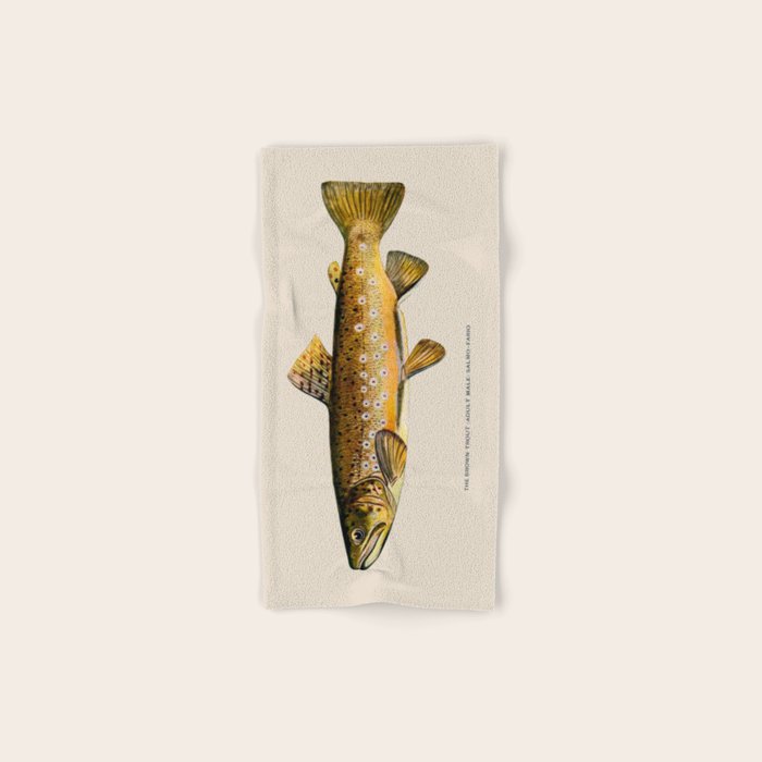 The Brown Trout Bath Towel Gallery Image 1