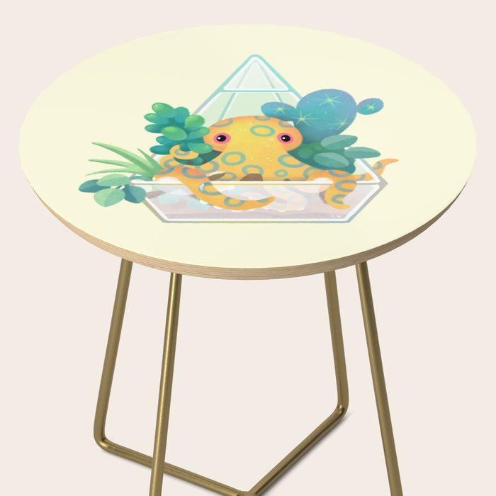 Ocean terrarium - Blue ringed octopus Side Table Gallery Image 2