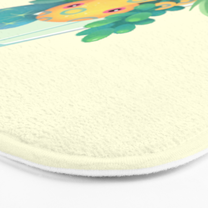 Ocean terrarium - Blue ringed octopus Bath Mat Gallery Image 3