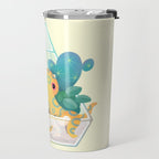 Ocean terrarium - Blue ringed octopus Travel Mug Gallery Image 2