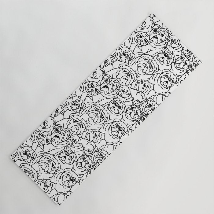Oh English Bulldog Yoga Mat Gallery Image 1