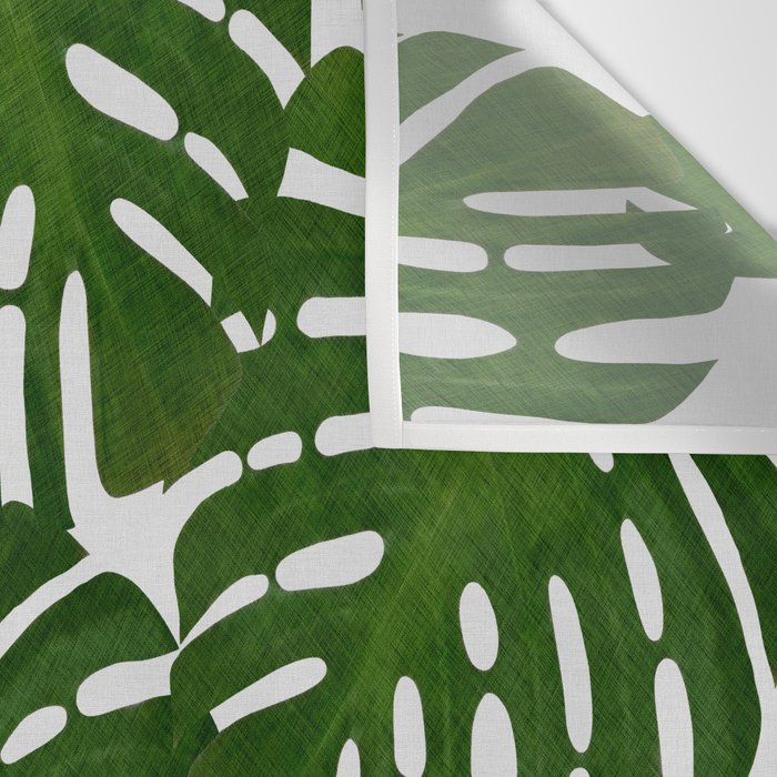Monstera Leaf I Wall Tapestry Gallery Image 3