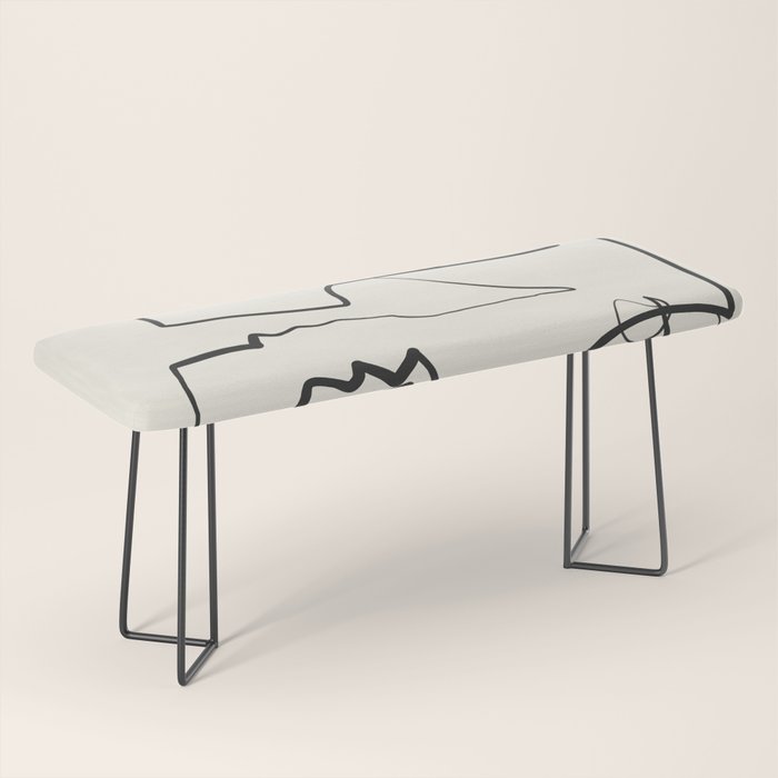 Abstract line art 12 Bench Gallery Image 1