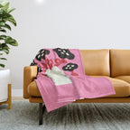 Dried Lotus Flowers Throw Blanket Gallery Image 1