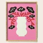 Dried Lotus Flowers Serving Tray Gallery Image 1