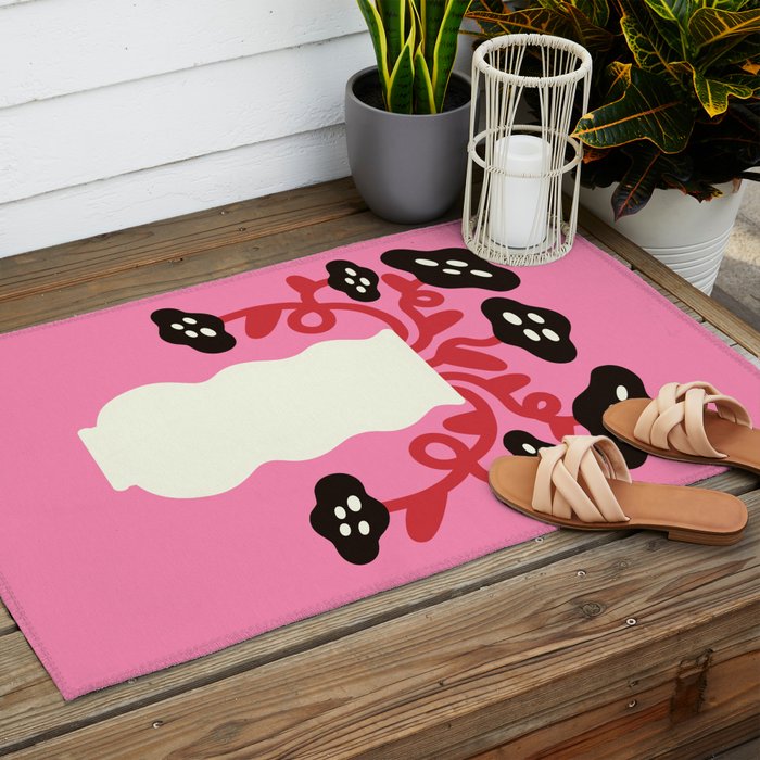 Dried Lotus Flowers Outdoor Rug Gallery Image 2