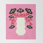 Dried Lotus Flowers Throw Blanket Gallery Image 2