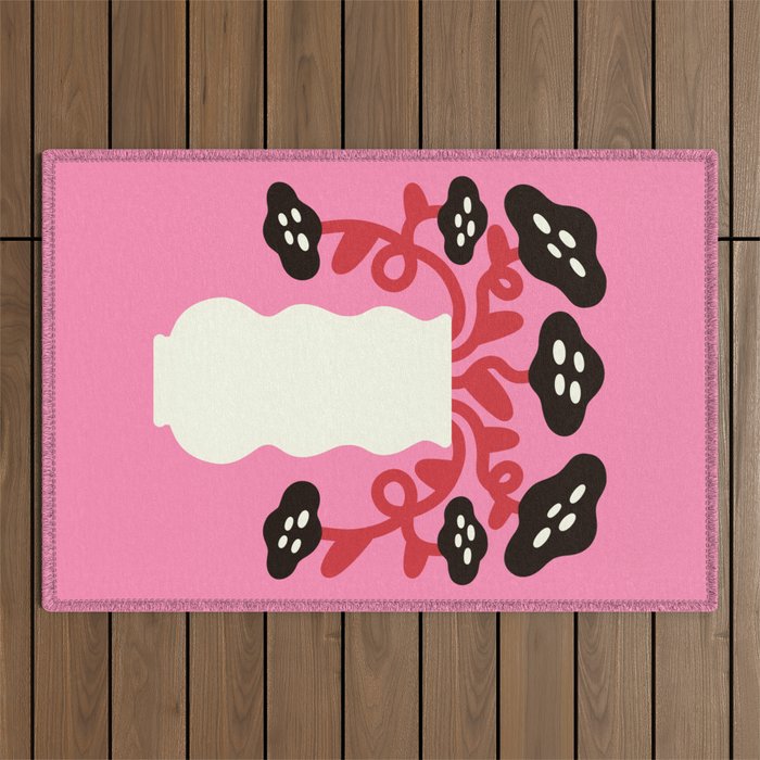Dried Lotus Flowers Outdoor Rug Gallery Image 1