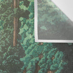 Hasui Kawase, Road To Nikko - Vintage Japanese Woodblock Print Art Wall Tapestry Gallery Image 3