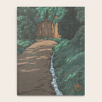 Hasui Kawase, Road To Nikko - Vintage Japanese Woodblock Print Art Notebook Gallery Image 4