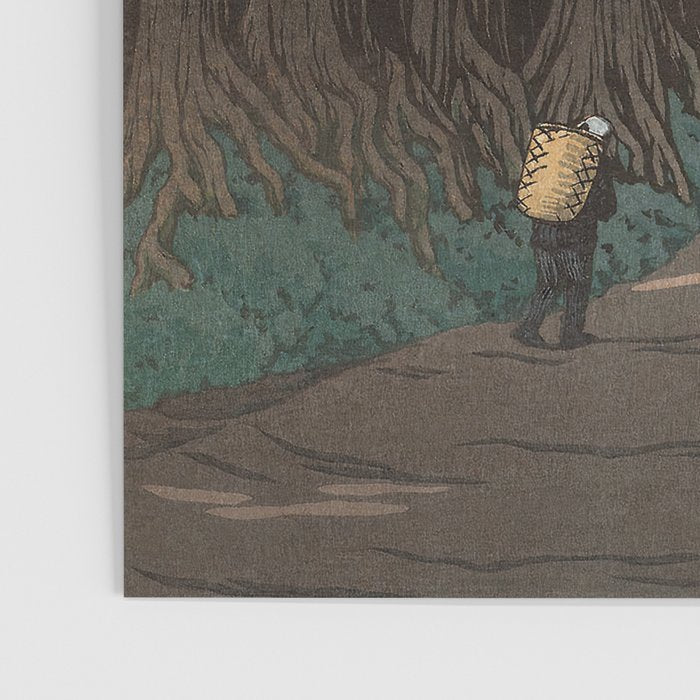 Hasui Kawase, Road To Nikko - Vintage Japanese Woodblock Print Art Poster Gallery Image 3
