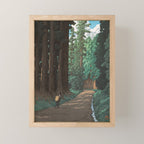 Hasui Kawase, Road To Nikko - Vintage Japanese Woodblock Print Art Mini Art Print Gallery Image 1