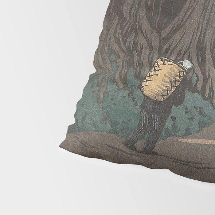 Hasui Kawase, Road To Nikko - Vintage Japanese Woodblock Print Art Pillow Sham Gallery Image 4