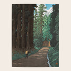 Hasui Kawase, Road To Nikko - Vintage Japanese Woodblock Print Art Poster Gallery Image 4