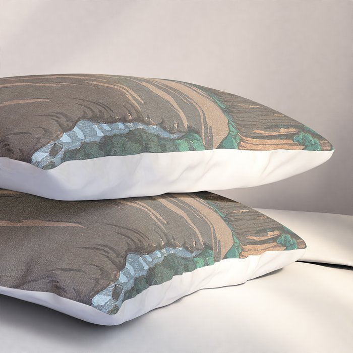 Hasui Kawase, Road To Nikko - Vintage Japanese Woodblock Print Art Pillow Sham Gallery Image 3