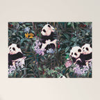 Rainforest Pandas Welcome Mat Gallery Image 1