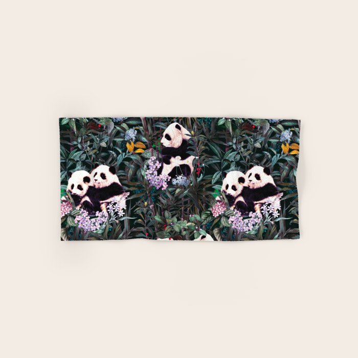 Rainforest Pandas Bath Towel Gallery Image 1