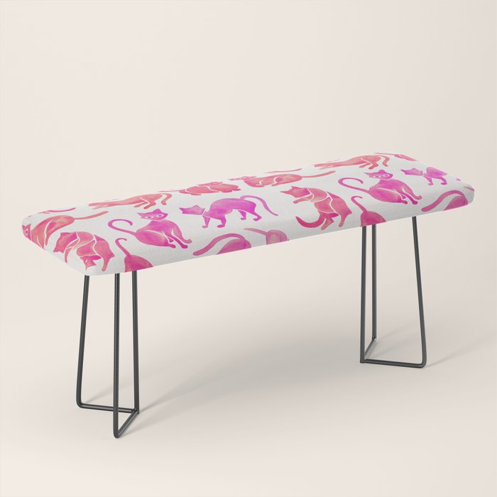 Cat Positions - Pink OmbrÃ© Palette Bench Gallery Image 1
