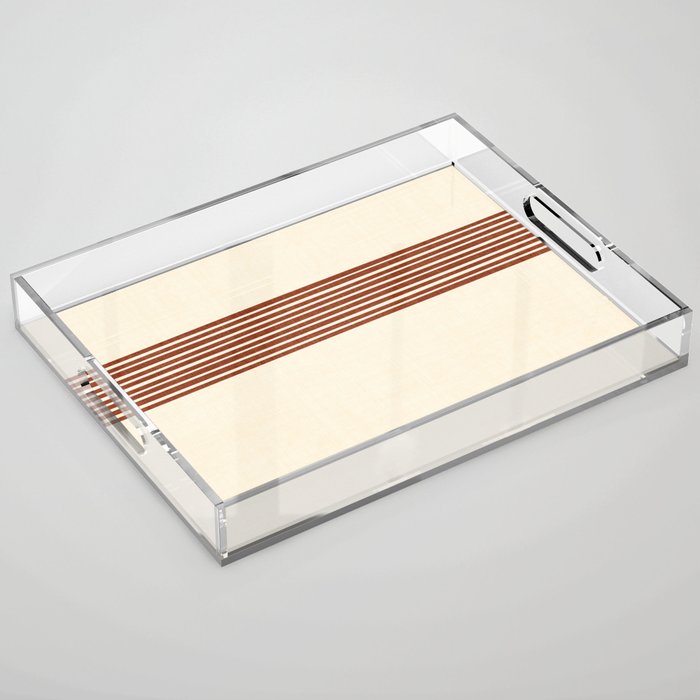 Band in Rust Acrylic Tray Gallery Image 1