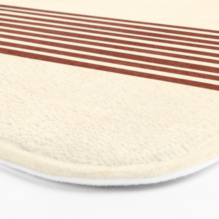 Band in Rust Bath Mat Gallery Image 3