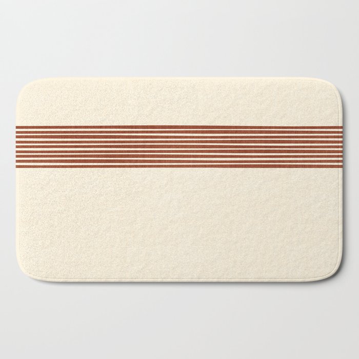 Band in Rust Bath Mat Gallery Image 2
