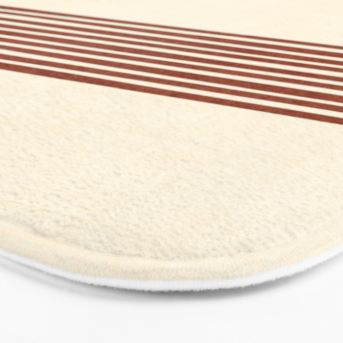 Band in Rust Bath Mat Gallery Image 3