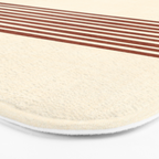 Band in Rust Bath Mat Gallery Image 3